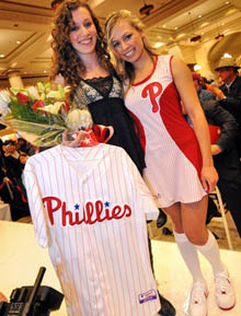 Image of Jessica and Ballgirl Emily in winning design